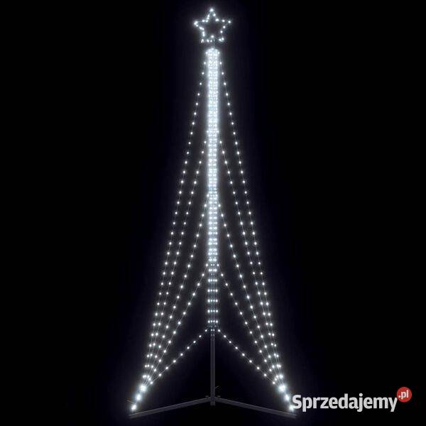 vidaXL Choinka LED 525 diod LED Zimna biel 302