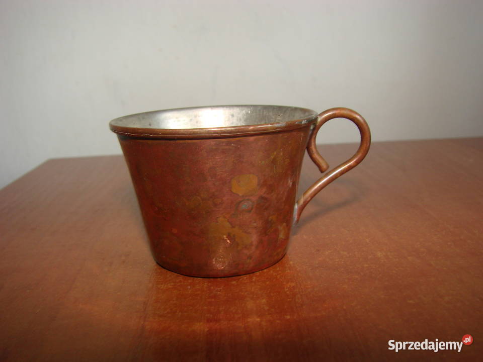 miedziana filiżanka Pruszcz Gdański sprzedam