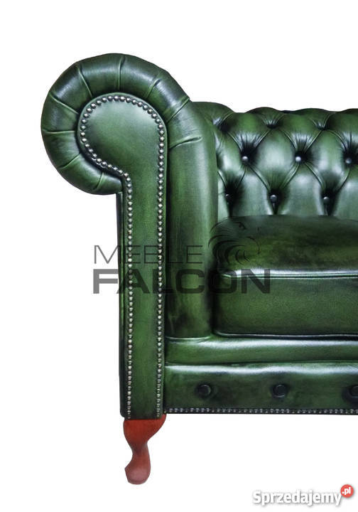 Pikowana sofa Chesterfield Queen Anne MEBLE Warszawa sprzedam