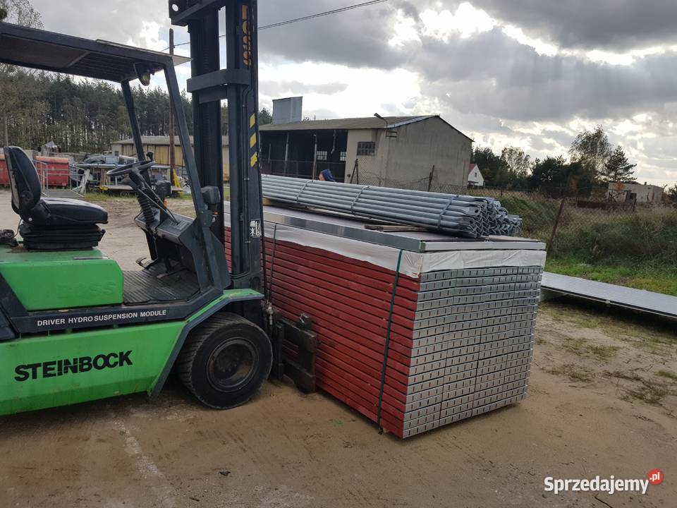 Rusztowanie elewacyjne 9x6m Podesty drewniane 3m