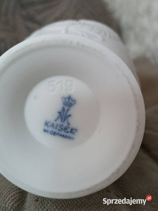 Wazon AK Kaiser biała porcelana biskwit Cudny biały Jastrzębie-Zdrój