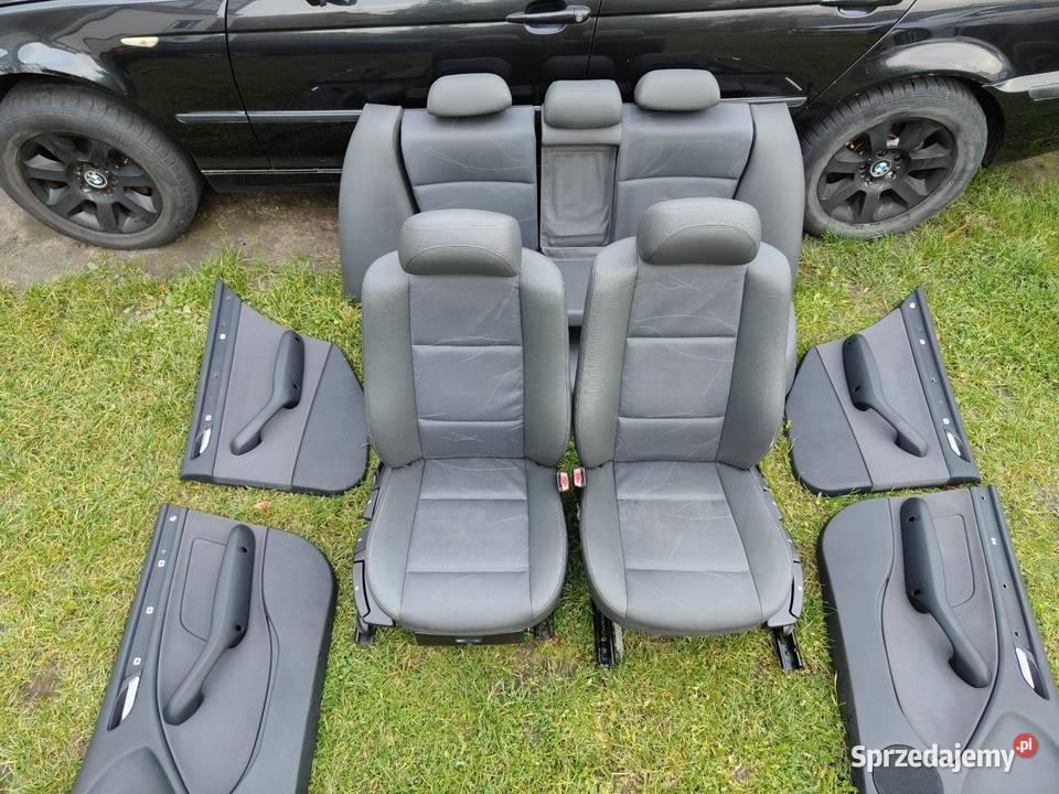 Bmw e46 sedan fotele pół skóry grzane Europa Aleksandrów Łódzki
