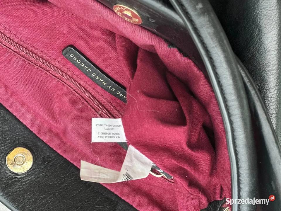 Piękna Torebka Marc Jacobs Stan Idealny szary/srebrny Warszawa