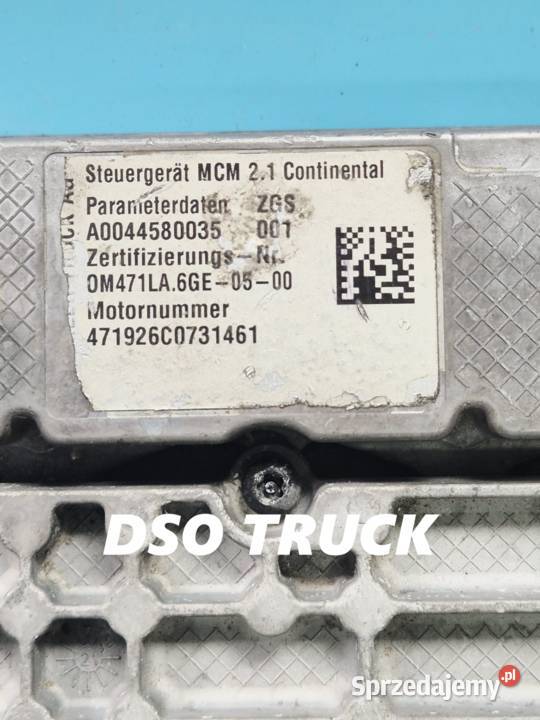 A0024462335 001 Sterownik MCM komputer silnika ciężarowe sprzedam