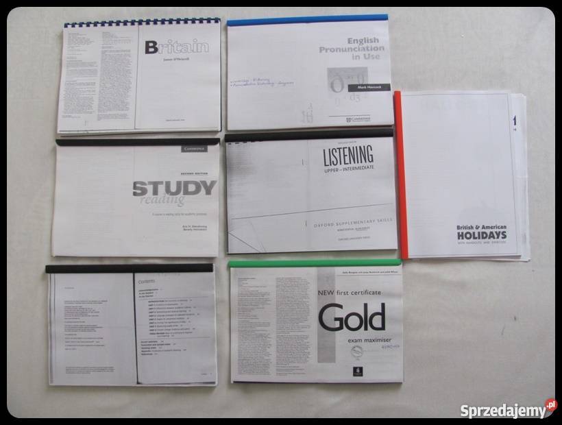 Skrypty absolwenta anglistyki 7 różnych Płock