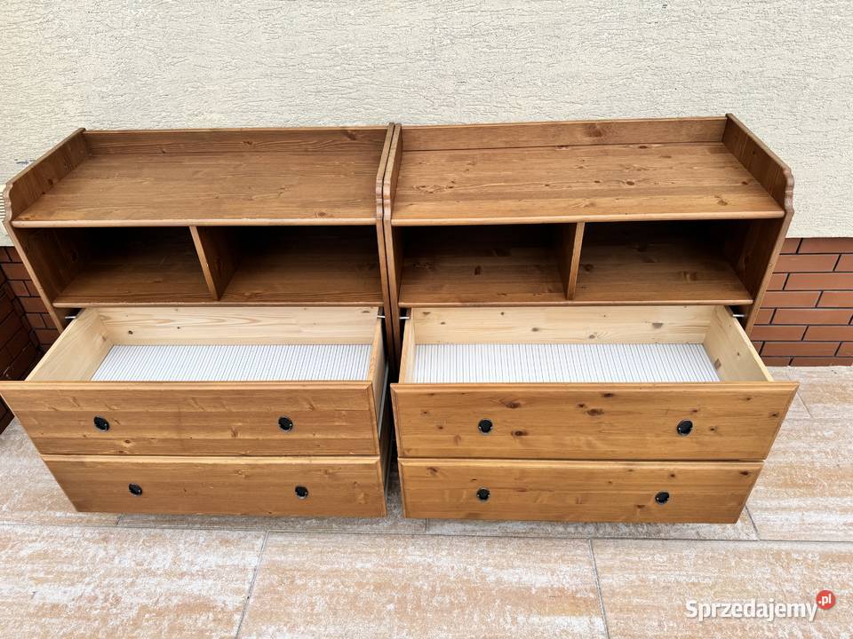 Szafka Leksvik rtv Ikea biblioteczka drewniana mazowieckie Warszawa sprzedam
