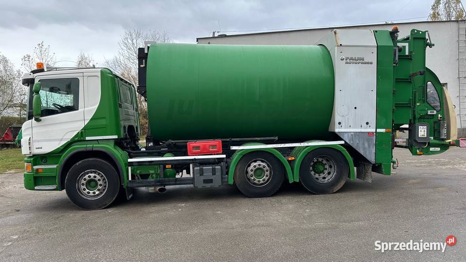 Scania P280 śmieciarka WAGA do BIO ROTOPRESS
