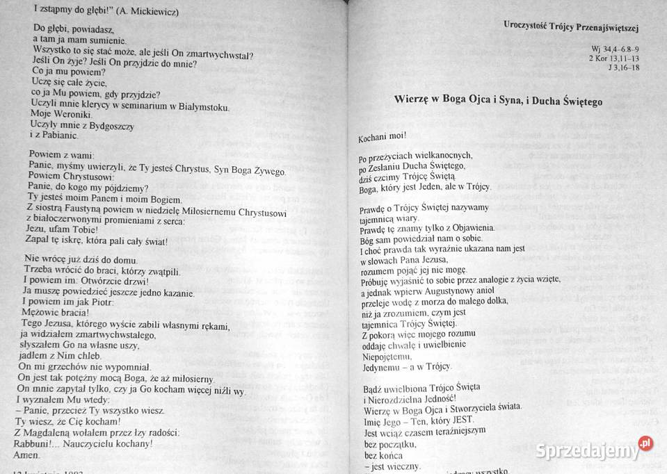 Kochani Moi Świętokrzyskie kazania radiowe 2 ks Chełm sprzedam