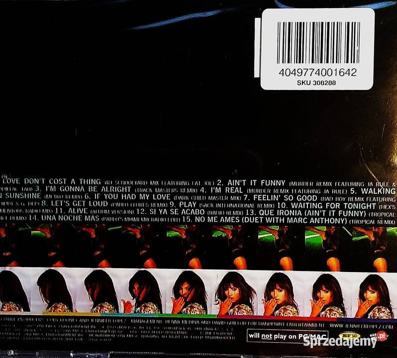 Album CD JENNIFER LOPEZ J To Tha L O The CD dolnośląskie Lubin