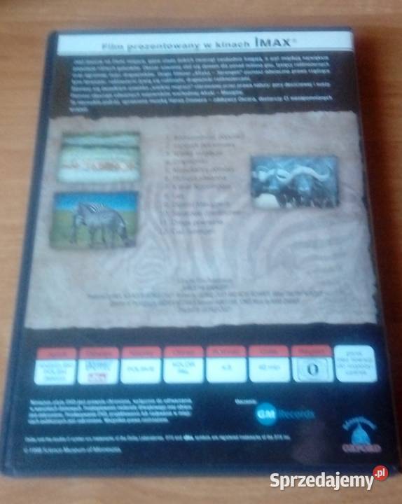 Afryka Serengeti Niezwykły Park Narodowy DVD Skawina