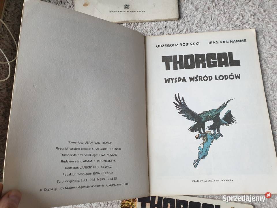 Thorgal 3 komiksy KAW pierwsze wydania Rosiński fantasy i s-f Gdynia