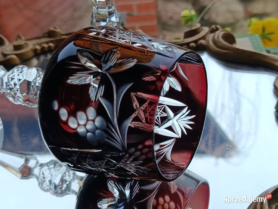 Piękne kieliszki kryształowe do wina Remer Porcelana i szkło