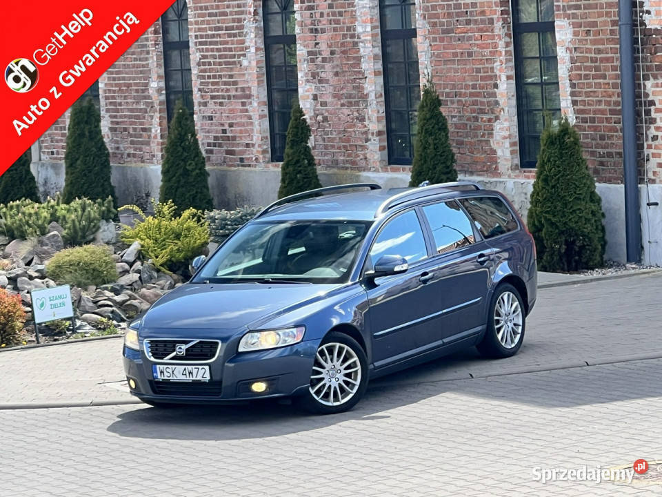 Volvo V50 16D Skóra Navi Alu17 ServiceNAP II niebieski V50 mazowieckie Sokołów Podlaski