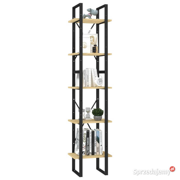 5poziomowy regał na książki 40x30x175 lite mazowieckie Warszawa