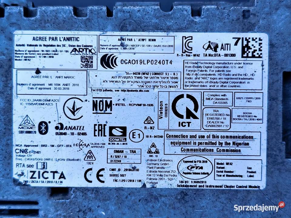 Mercedes W907 W910 STEROWNIK KOMPUTER MODUŁ Przemęt