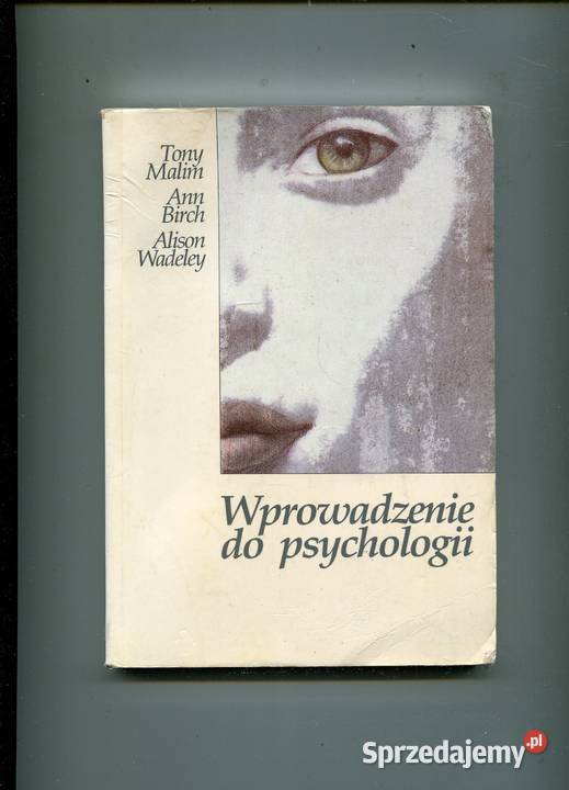 Wprowadzenie do psychologii Malim Birch Wadeley Szczecin sprzedam