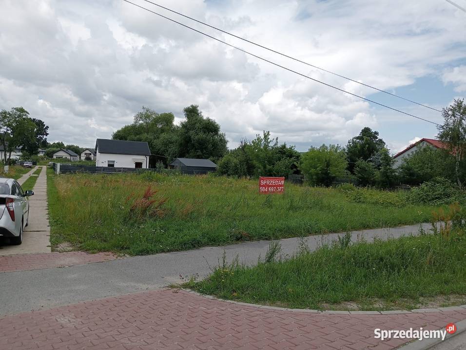Działka budowlana 1200 m Stefanówka gm Wiązowna prąd Nieruchomości