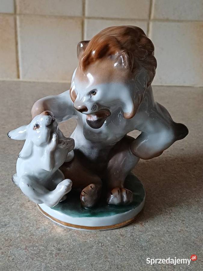 vintage figurka Łomonosow Porcelana i szkło małopolskie Nowy Targ