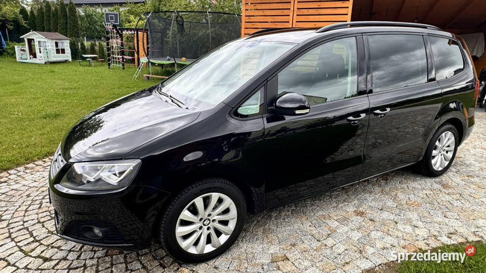 Seat Alhambra 20TDI 150 z Niemiec 7 OSOBOWY Lift czarny