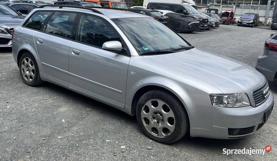Audi A4 B6 srebrny Audi opolskie Lasowice Małe