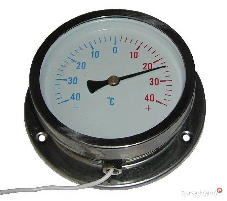 Termometr tarczowy fi=133mm -40+40stC czujnik 4,5m