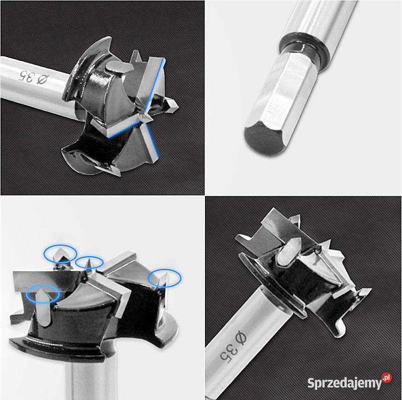 Frez wiertło do zawiasów puszkowych fi 35mm Krosno