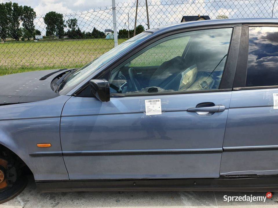 DRZWI LEWE PRZÓD BMW E46 STAHLBLAU METALLIC 372 kujawsko-pomorskie Lipno