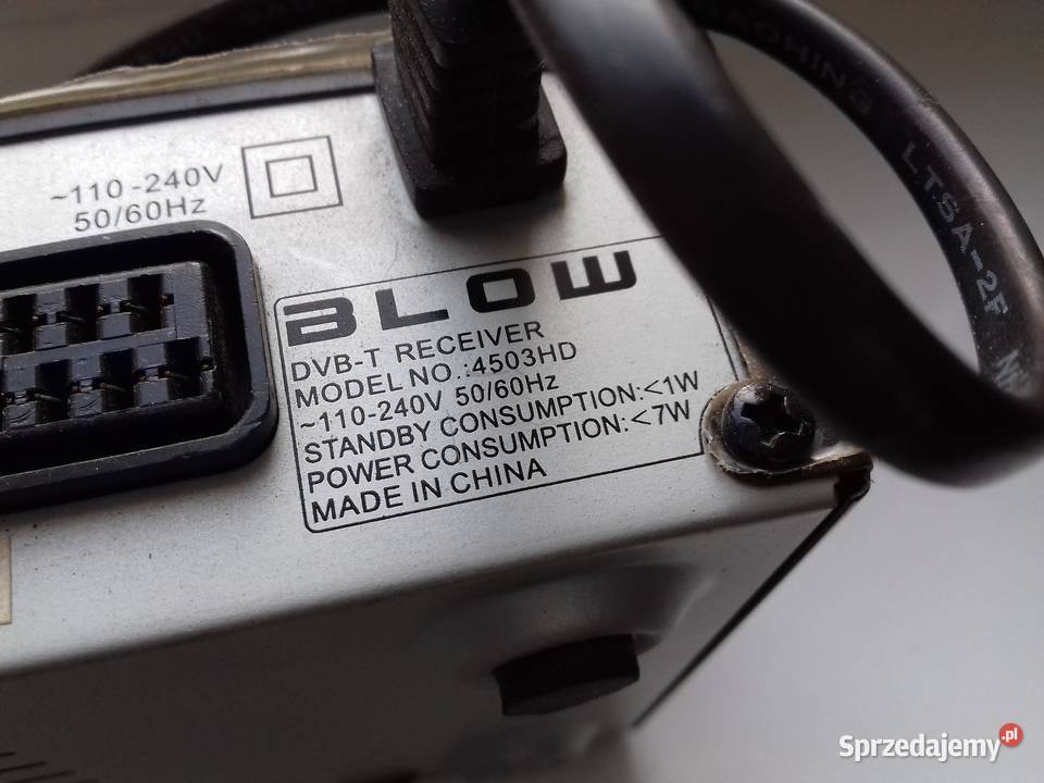 Dekoder TV BLOW DVBT 4503HD HDMI Scart USB RF Pozostałe Bydgoszcz