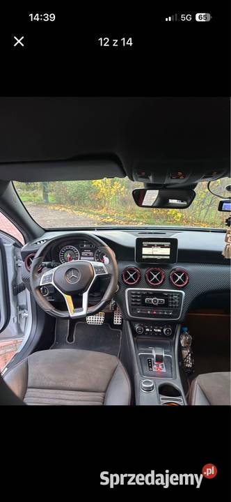 Mercedes A45 AMG srebrny