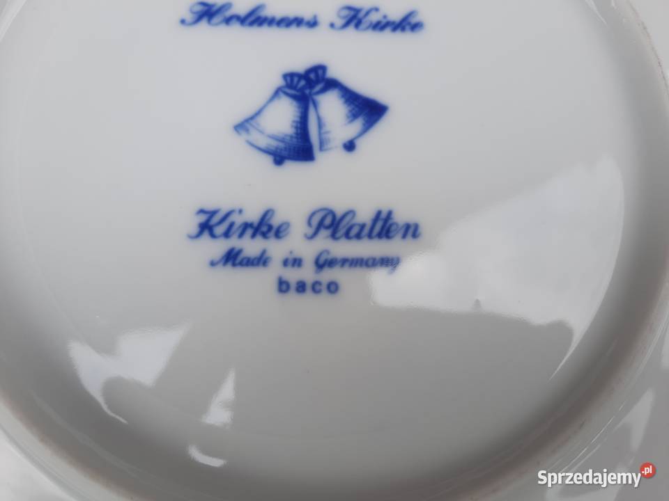 Stara porcelana talerze święta Kirke Platten Tczew