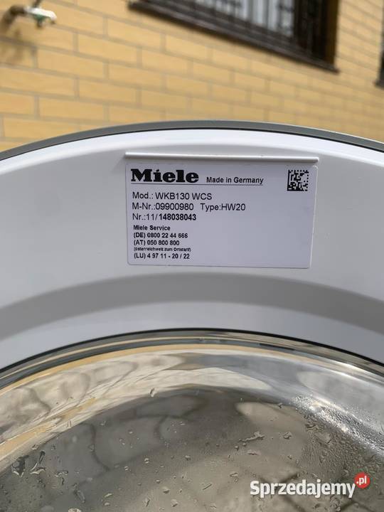 Miele WKB130 WCS W1 pralka klasy PREMIUM 8 1600 śląskie