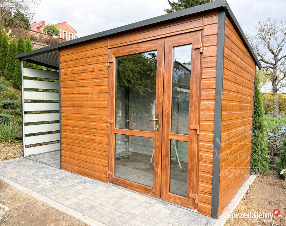 SCHOWEK DOMEK OGRODOWY 25m x 2m wiata 13m spad w Ciechanów