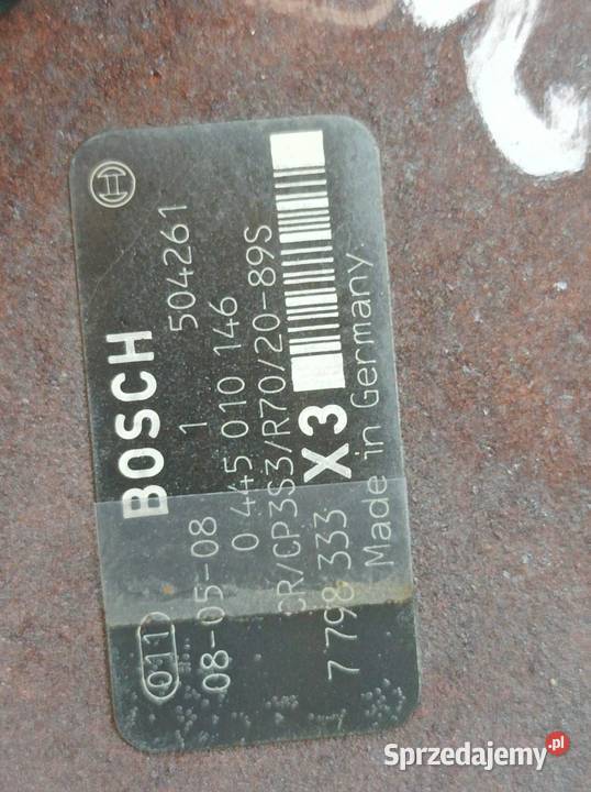 POMPA WTRYSKOWA 0445010146 30 D Bmw X5 II