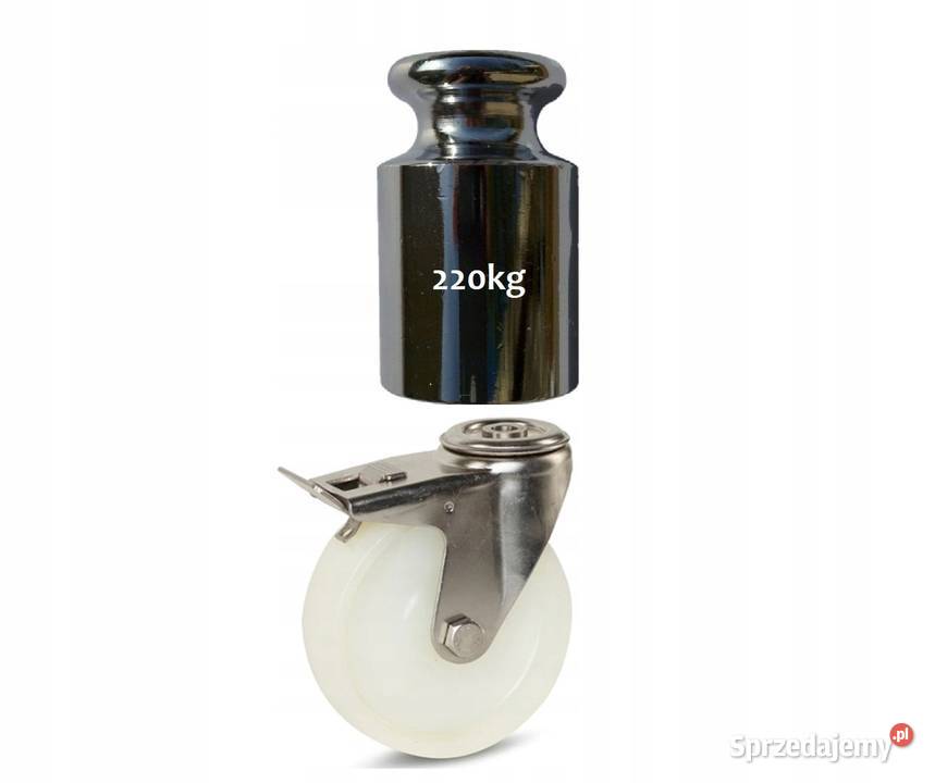 Kółko Obrotowe Nylonowe Nierdzewne 125mm 220