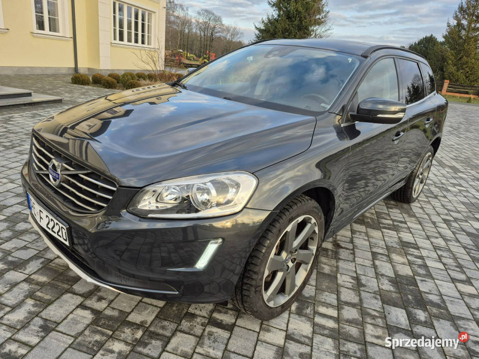 Volvo XC 60 lift skóra grzane fotele nawigacja szary Drelów