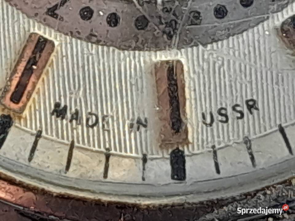 Stary zegarek z czasów PRL Poljot USSR zabytek Dąbrowa Górnicza