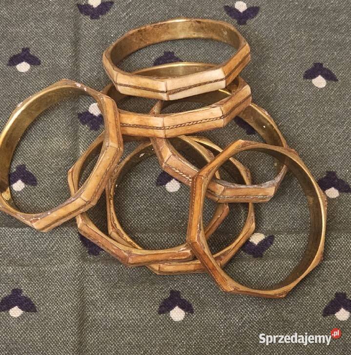 EKO Bransolety z drewnem z balsy Vintage śląskie Katowice sprzedam