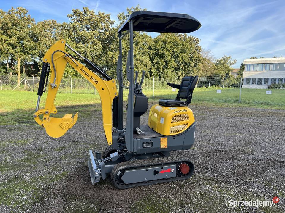 Minikoparka JAPAN 1000 silnik Kubota Gunter Rok produkcji 2025 Koparki sprzedam