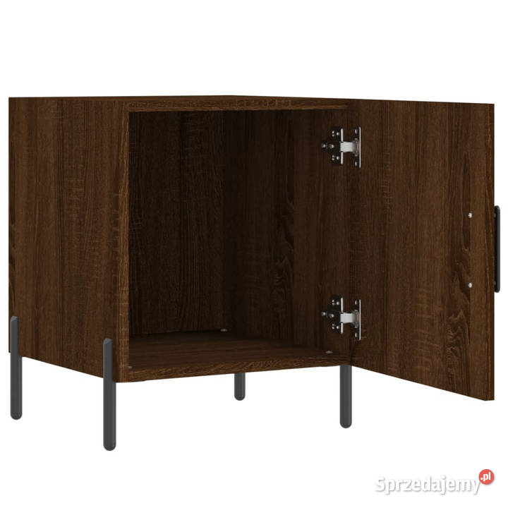 Szafki nocne 2 brązowy dąb 40x40x50 WM827595 mazowieckie Warszawa