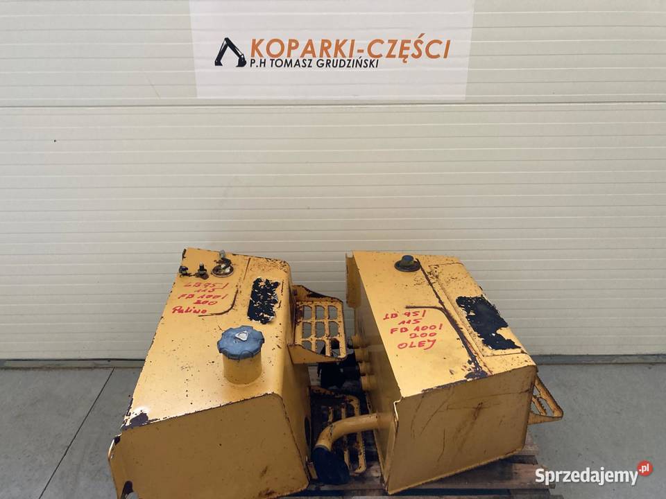 Zbiornik paliwa Holland LB 95 115 Fiat Hitachi Układ paliwowy Kosakowo