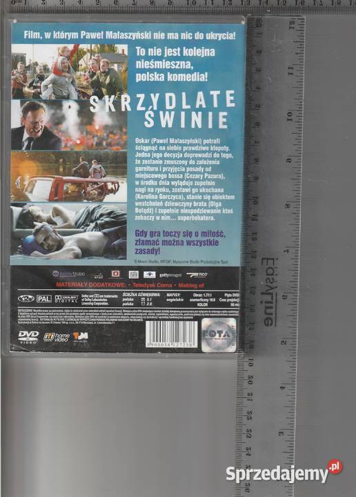 Skrzydlate świnie Małaszyński Bołądź DVD DVD Filmy mazowieckie Pruszków
