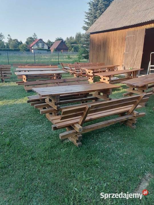 Ławki dębowe Dębowa Kłoda
