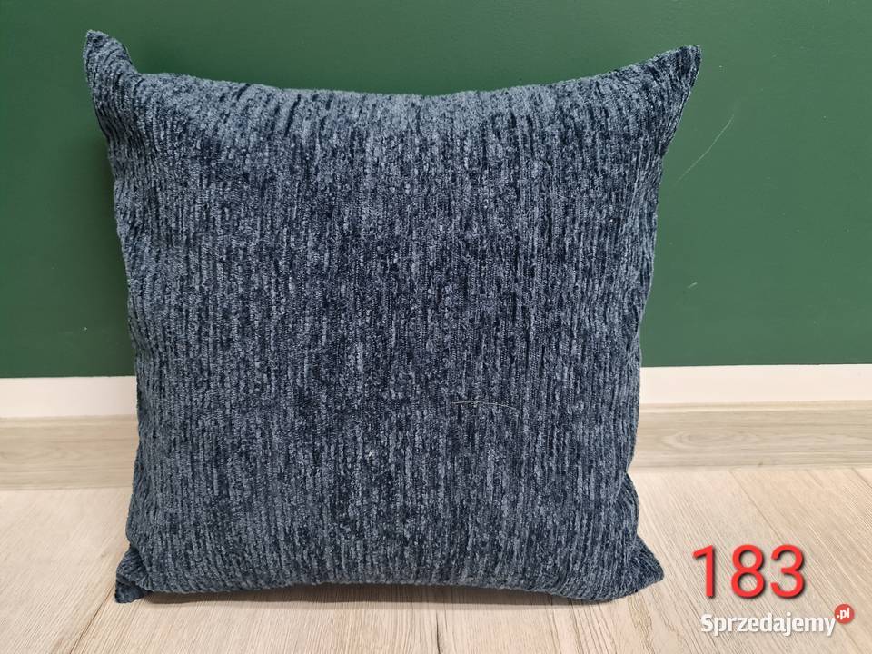 Zestaw 2 poszewek na poduszki granat ala sztruks wielkopolskie Kępno