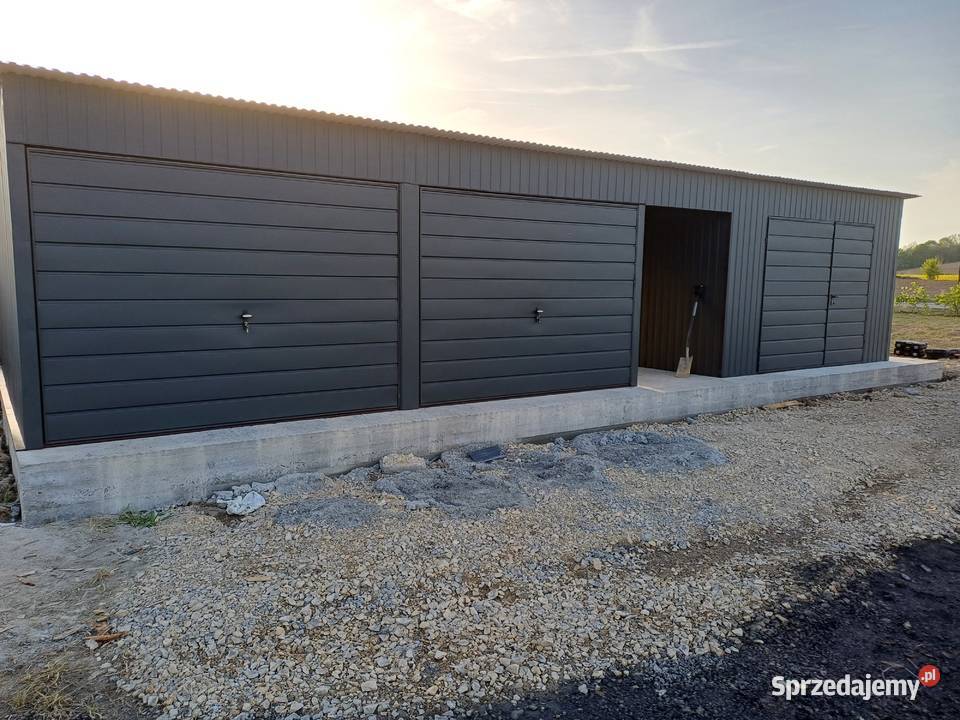 Garaż Blaszany WIATA Magazyn Garaże Konstrukcja sprzedam