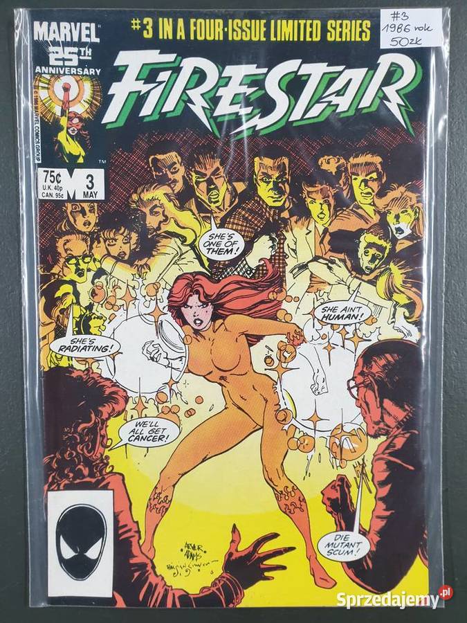 Firestar 2 komiksy Marvel USA 1986