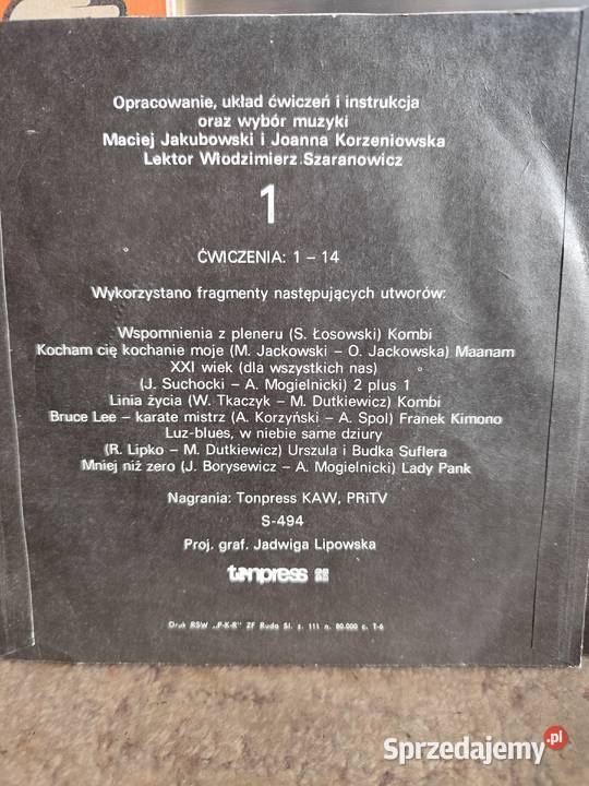 Aerobik Przyjaciółka 1983 r PRL Stargard sprzedam