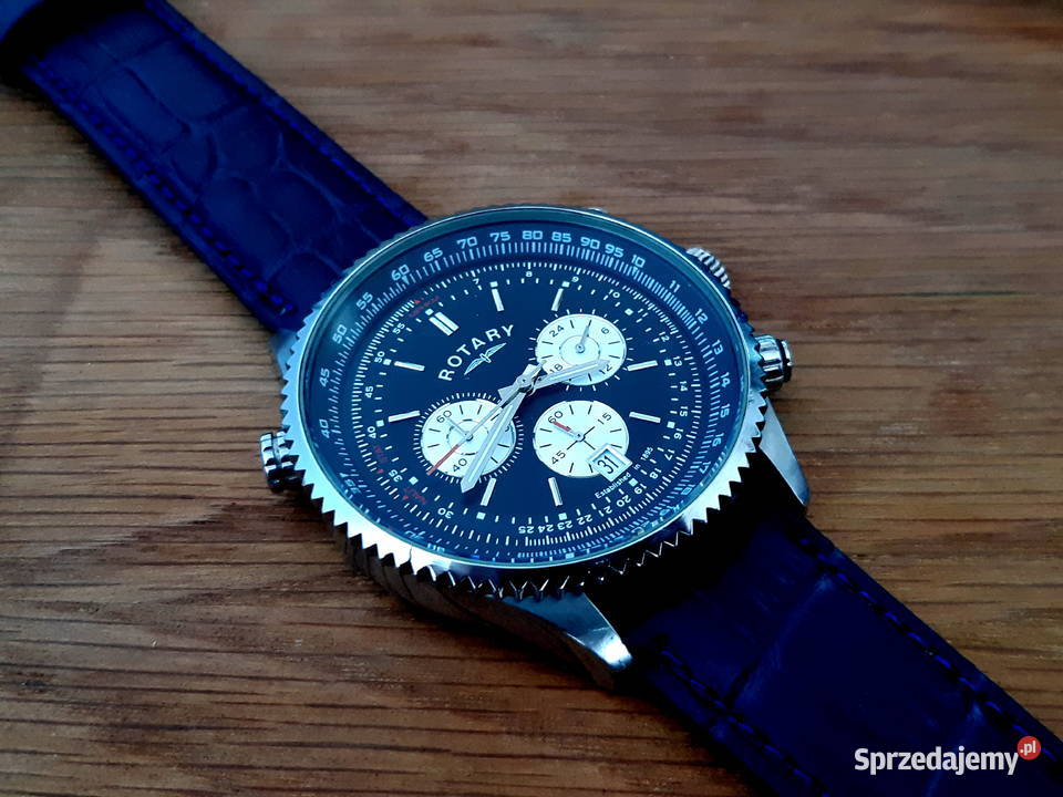 RROTARY szwajcarski chronograf 100 metrów super podkarpackie Rzeszów