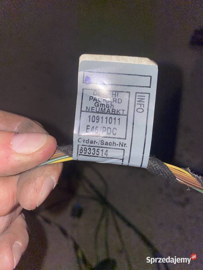 Wiązka PDC czujniki parkowania BMW E46 COUPE śląskie Pyrzowice