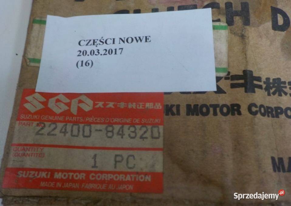 TARCZA SPRZĘGŁA SUZUKI ALTO F5A 8088 Motoryzacja Nowy Tomyśl