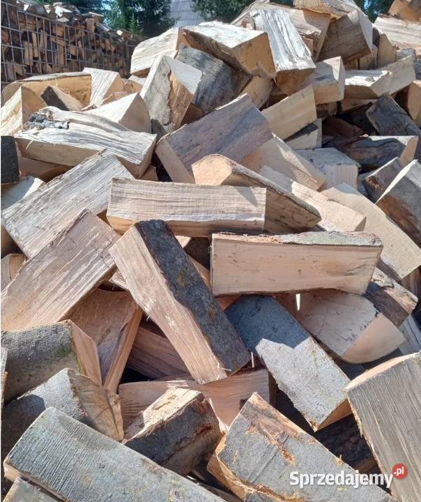 Drewno Kominkowe Opałowe Gałęziówka Dąb Buk Grab Skwierzyna sprzedam